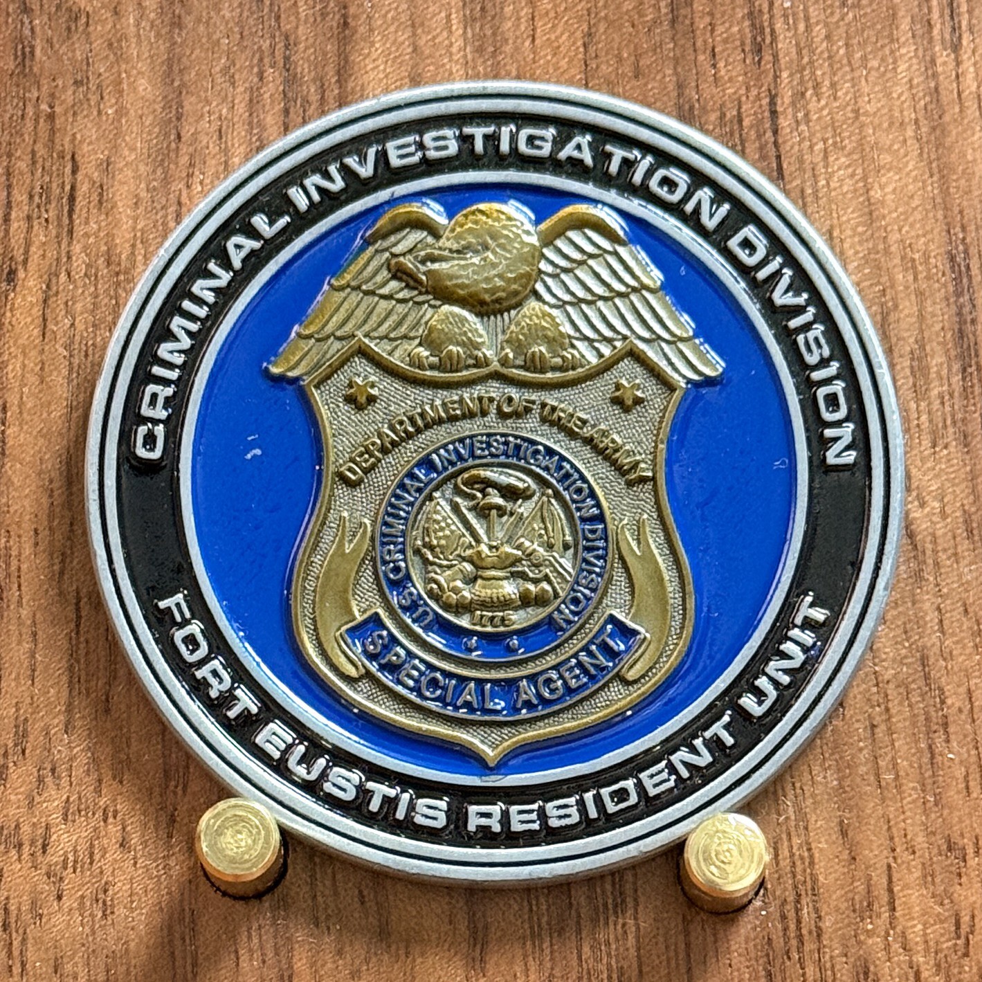 Army CID Fort Eustis Joint Base Langley-Eustis Skull Challenge Coin  1#39