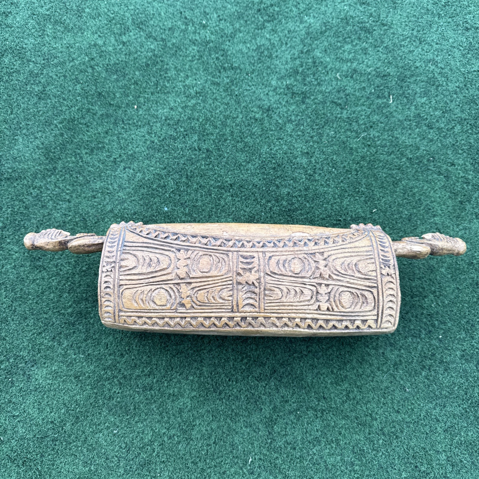 Papua New Guinea African Wooden Slit Drum Vintage Hand Carved Antique Instrument
