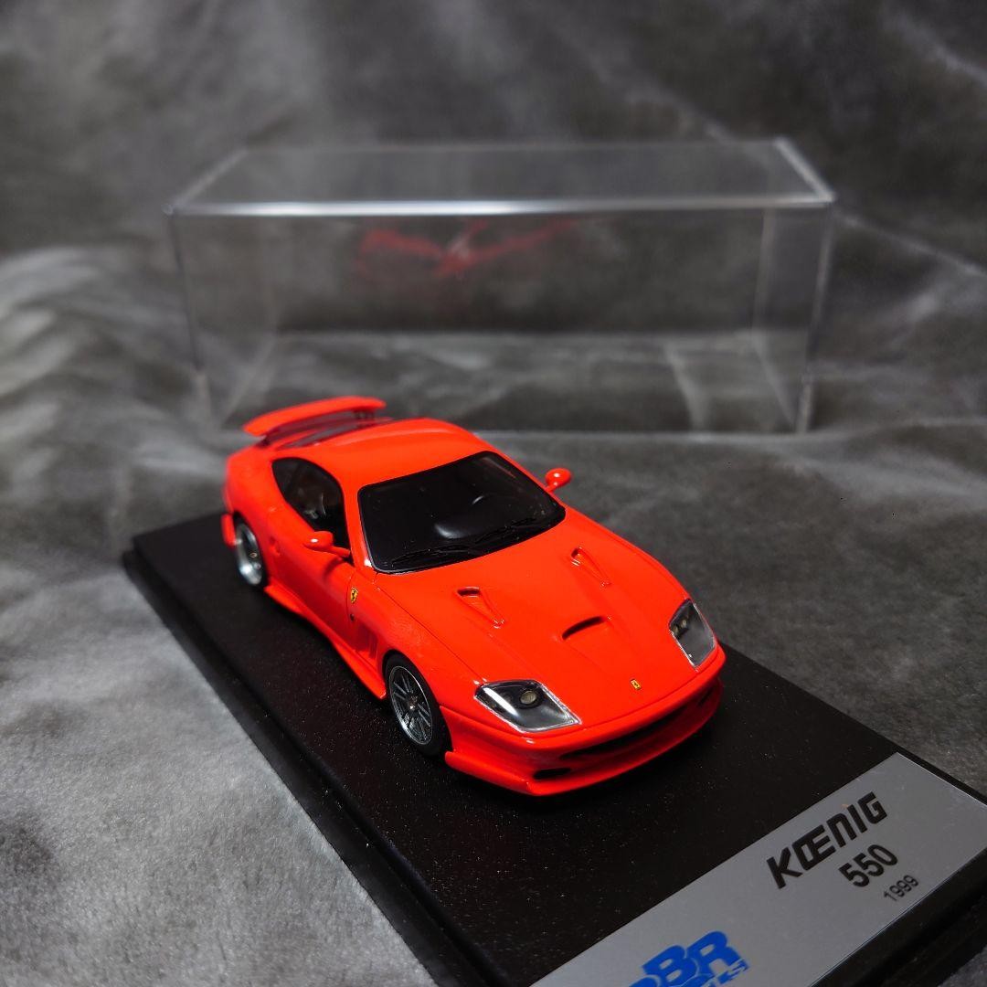 BBR 1/43 Koenig Tuned Ferrari 550 Maranello 1999 Model Diecast Rare BBR 1/43 Koenig Tuned Ferrari 550 Maranello 1999 Model Diecast Rare