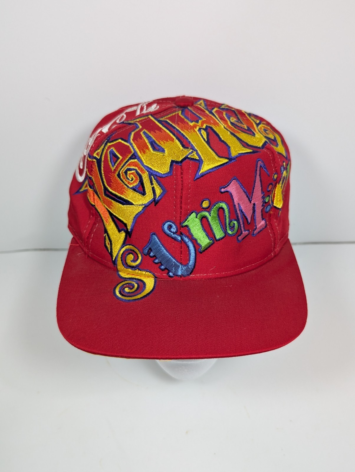 Rare 1990s Coca-Cola Retro Red Hot Summer Snapback Hat Cap The Game 