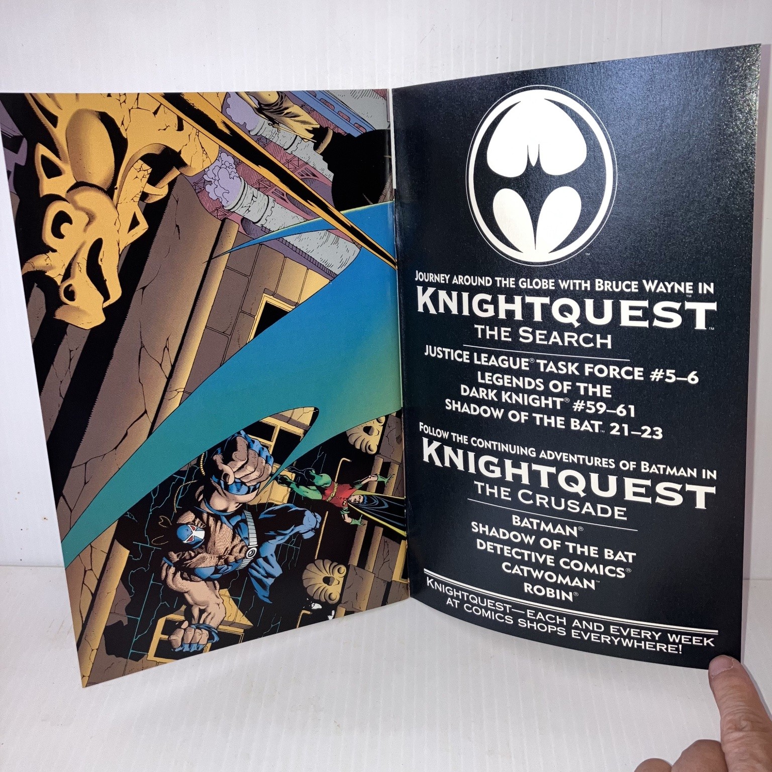 DC Comics Knightquest Era Comic Book 1993 Batman Robin