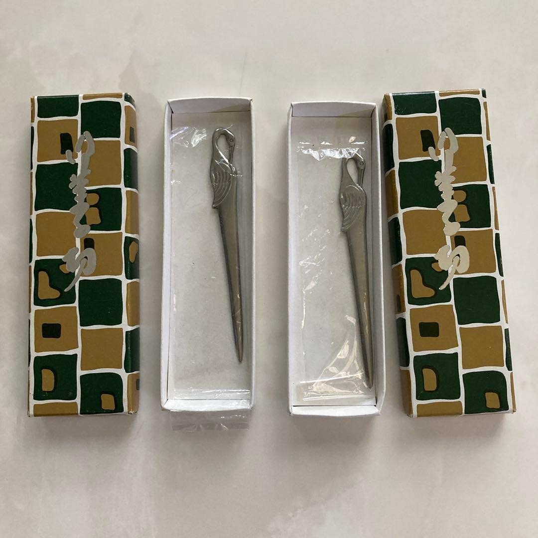 Tea Utensils, Crane Back, Candy Picks & Cutters, 2-Piece Set, New