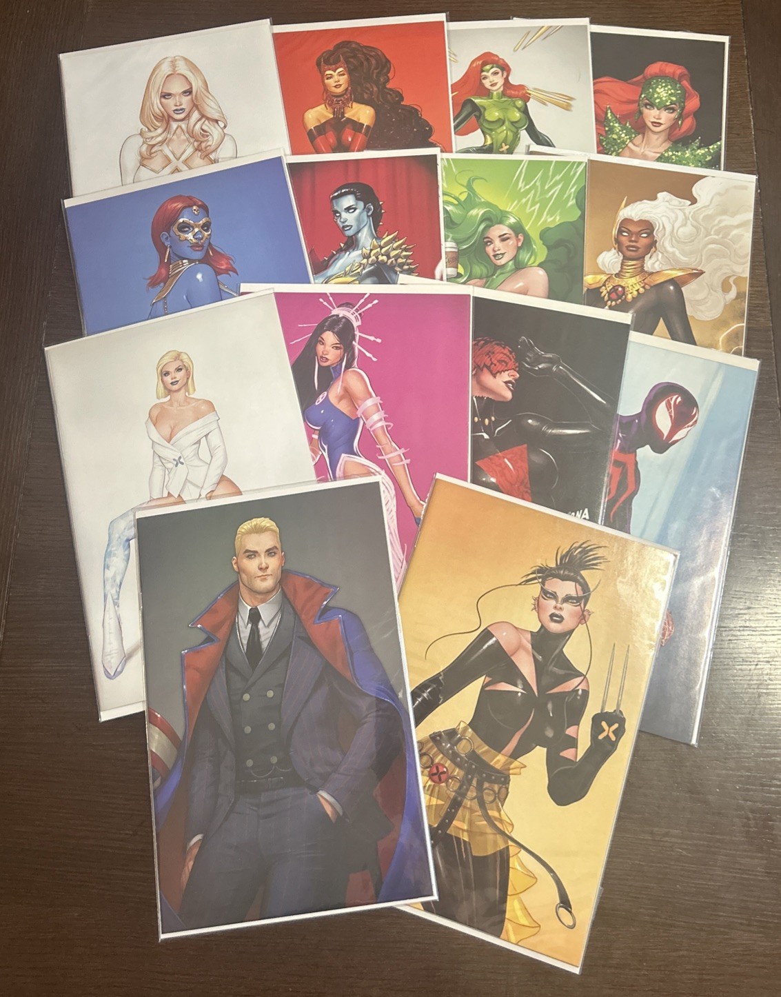 X-MEN Hellfire Gala DAVID NAKAYAMA Virgin COMIC Variant Cover Set 14 MARVEL NM