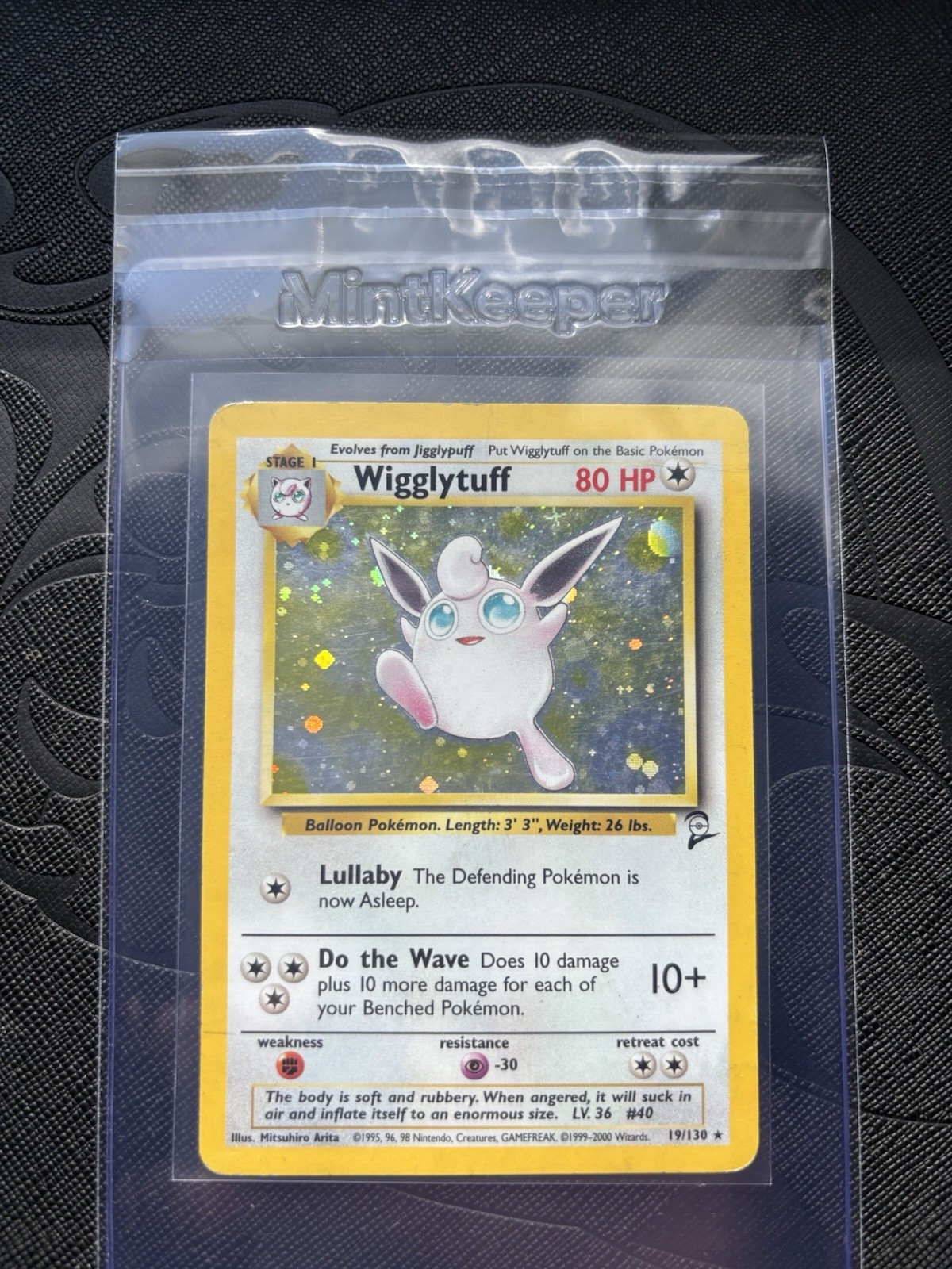 Wigglytuff 19/130 Base Set 2 Rare Holo Pokémon TCG MP
