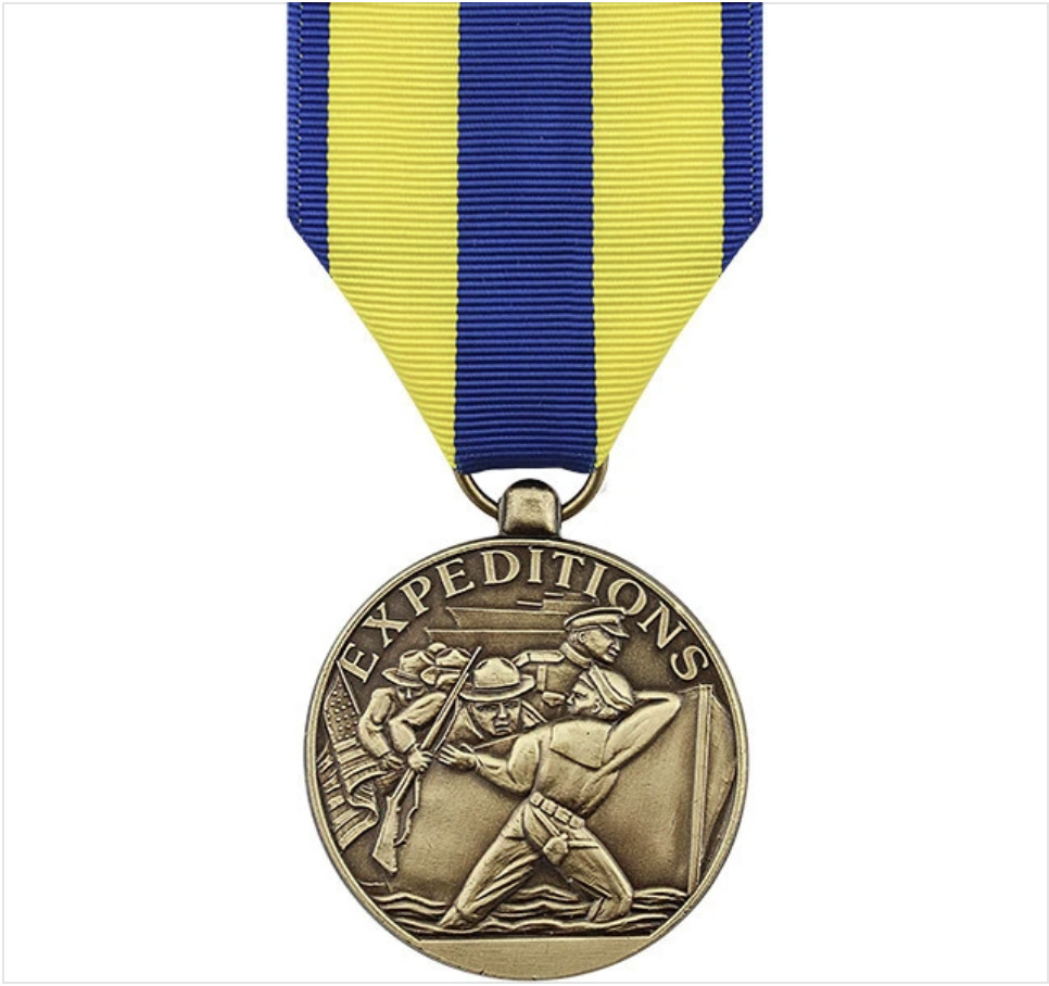 GENUINE U.S. FULL SIZE MEDAL: NAVY EXPEDITIONARY