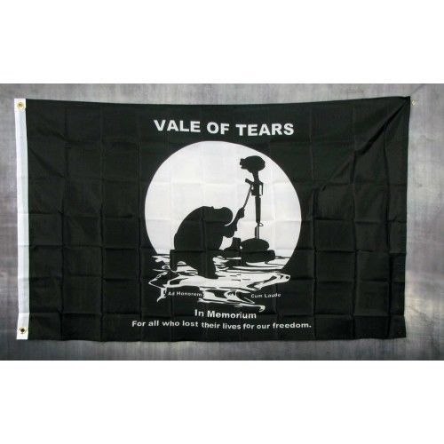 Vale of Tears Flag Banner Sign 3' x 5' Foot Polyester Grommets Vale of Tears Flag Banner Sign 3' x 5' Foot Polyester Grommets
