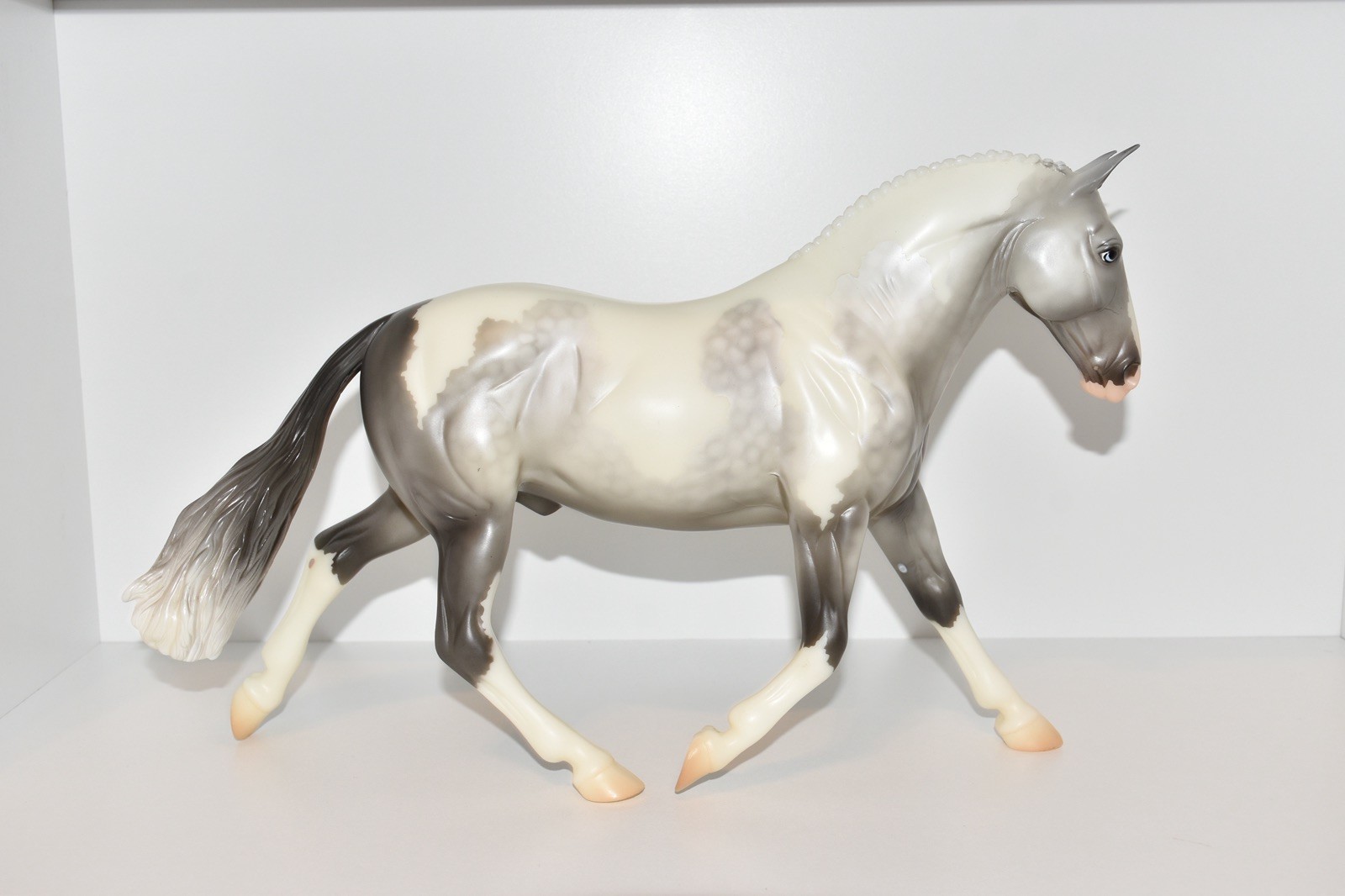 Breyer Breyerfest 2022 Rotating Draft Dappled Grey Pinto Matte Special Run