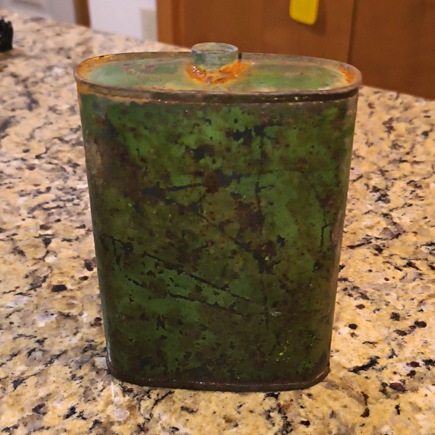 CIVIL WAR ERA POWDER TIN 1859 PATENT VERY RARE Original-NO CAP