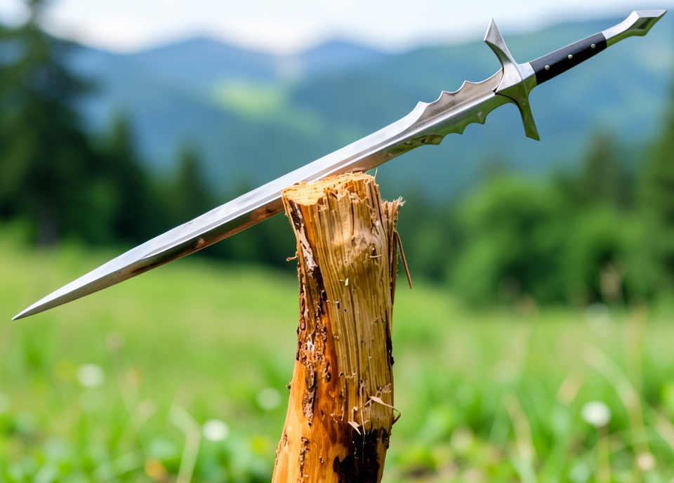 Handcrafted Medieval Long Sword | 36” Carbon Steel Blade | Viking Inspired Sword
