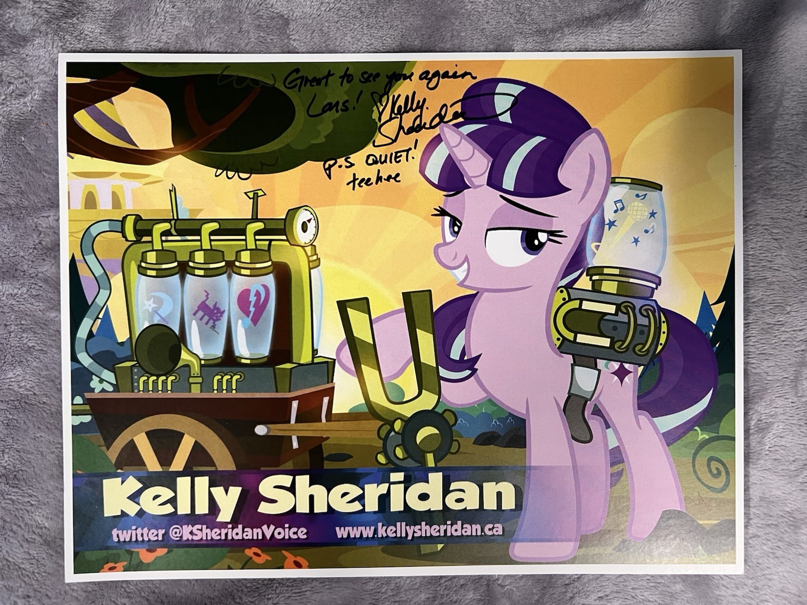 RARE My Little Pony Autograph Bundle 12 Voice Actors, Fan Artists And Composer