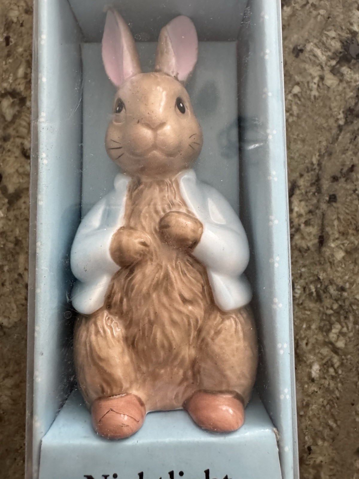 Vintage 1989 Schmid Beatrix Potter Peter Rabbit Nightlight Original Box 