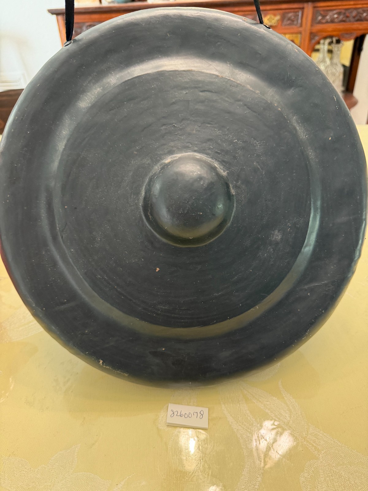estate large disc metal meditation gong