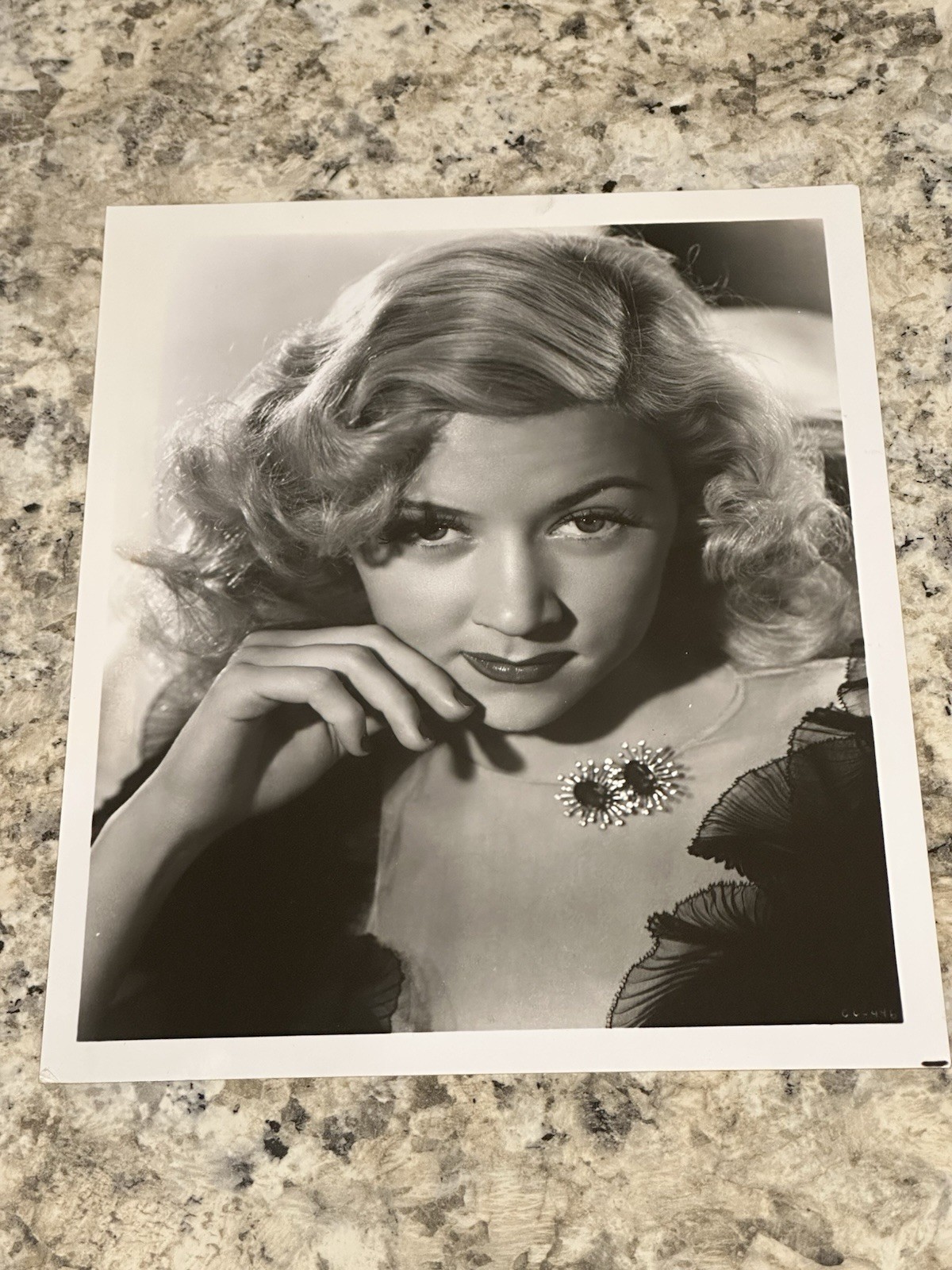 Vintage Gloria Grahame 8x10 B&W Publicity Photo Hollywood Film Noir Actress
