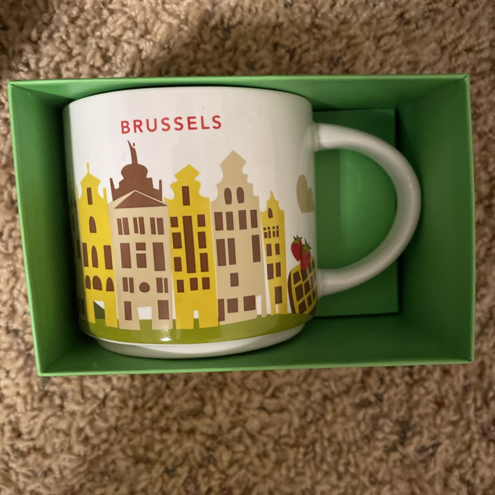 Starbucks 2023 Brussels YAH Collection 14 Oz Ceramic Mug Multicolor Reg Sz