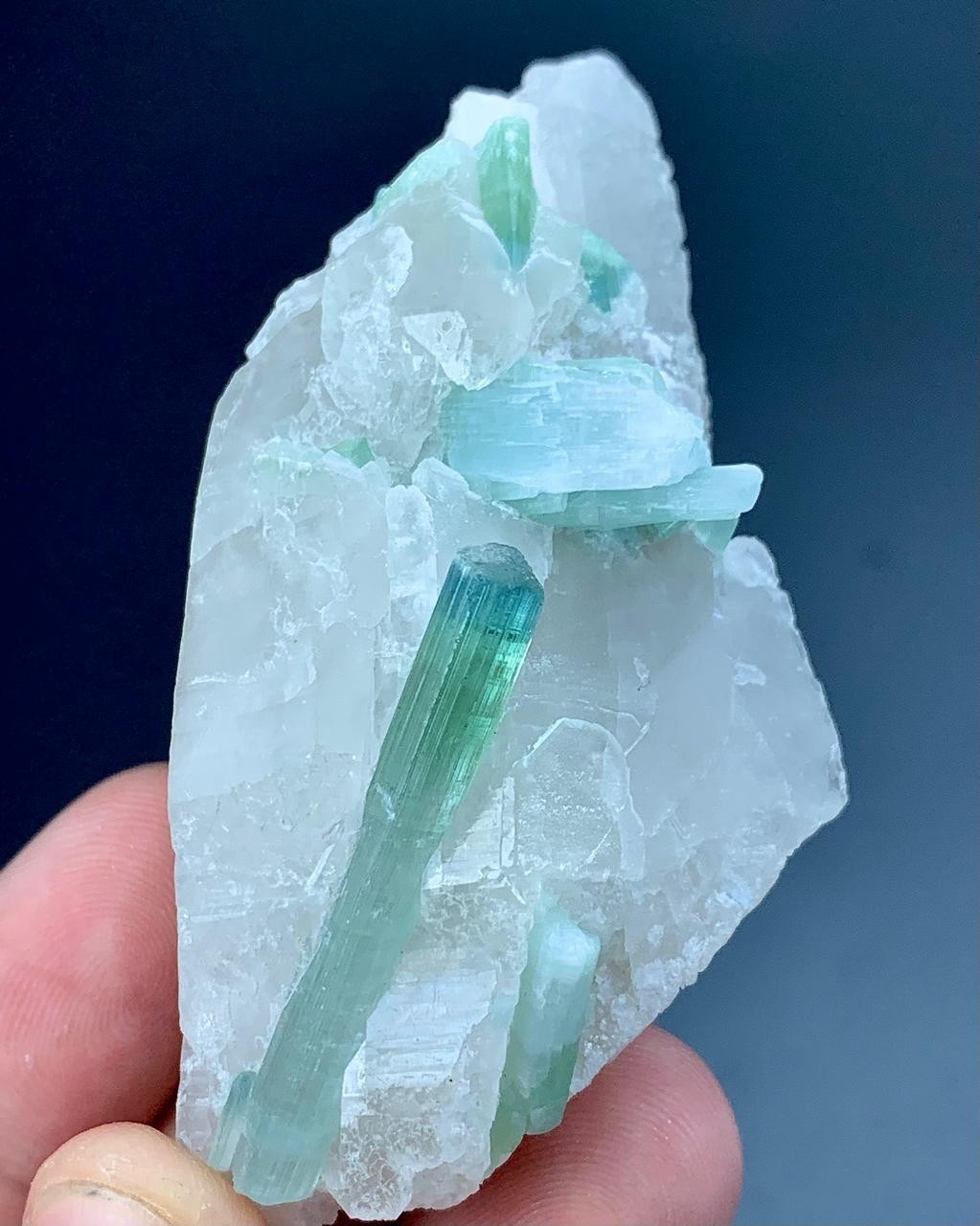 320 Carat Tourmaline with Quartz Crystal Specimen From Afghanistan Carat