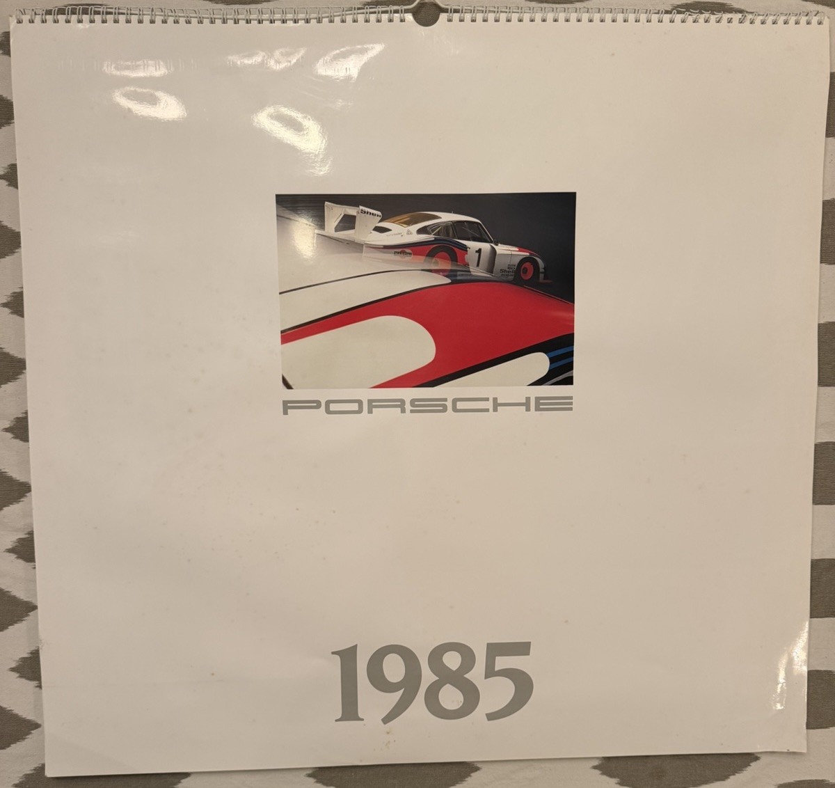 Vintage 1985 Porsche Factory Wall Calendar Complete 917 935 956 Rothmans Martini
