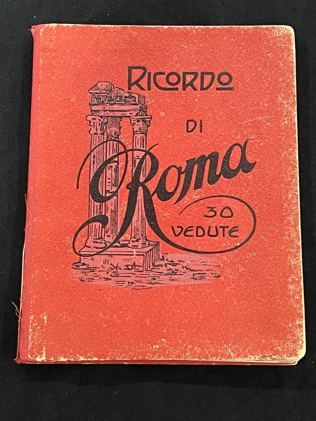 Italian Photo Album Ricordo di Roma 30 Vedute Views SPQR Antique 