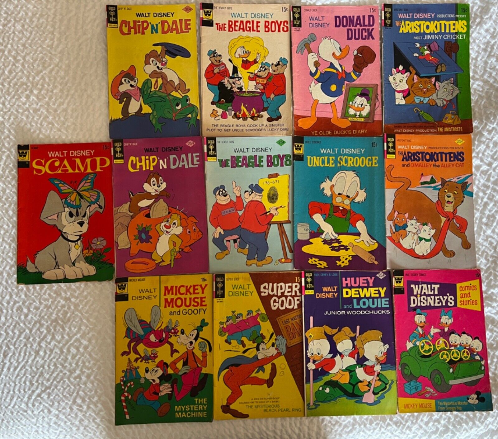 Walt Disney Comics Lot of 13 Harvey