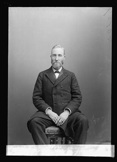 Photo:W.P. Siler Portrait Man in Suit Seated Studio Photo