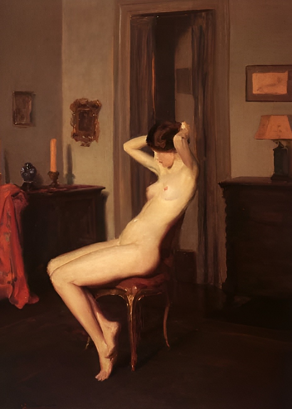 Tragic Actor OLIVE THOMAS Nude Study - 1915 Image - 5 x 7 in Print