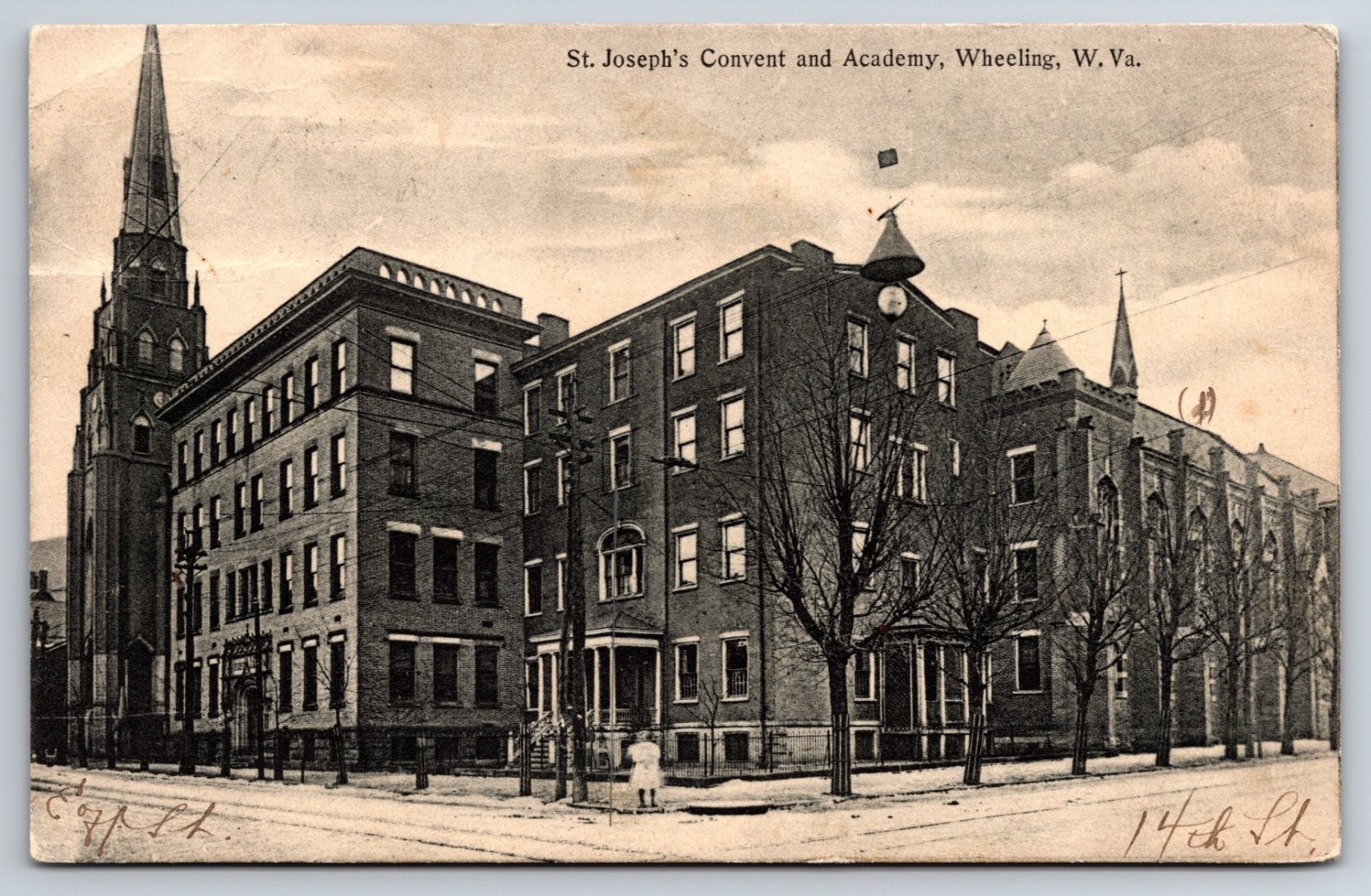 St. Joseph\'s Convent Academy Wheeling West Virginia Postcard