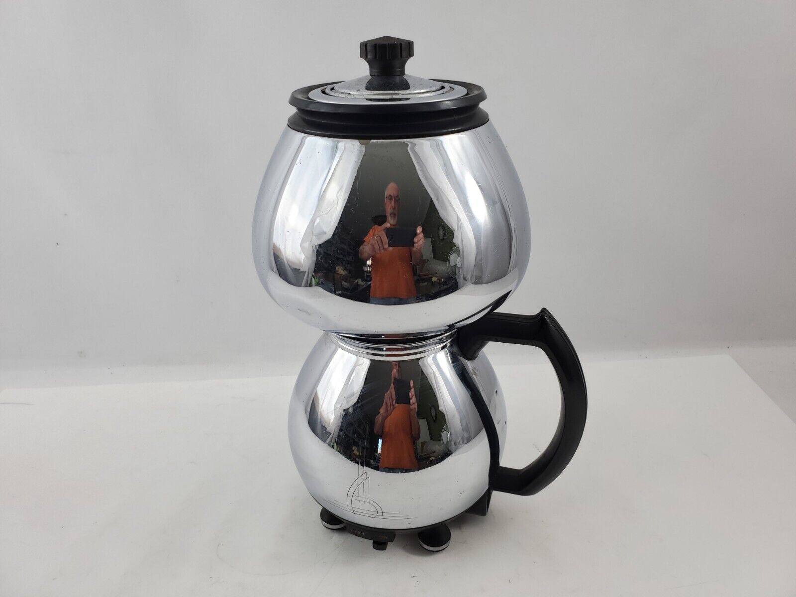 Vintage SUNBEAM CoffeeMaster C20-B Double Bubble Coffee Pot 