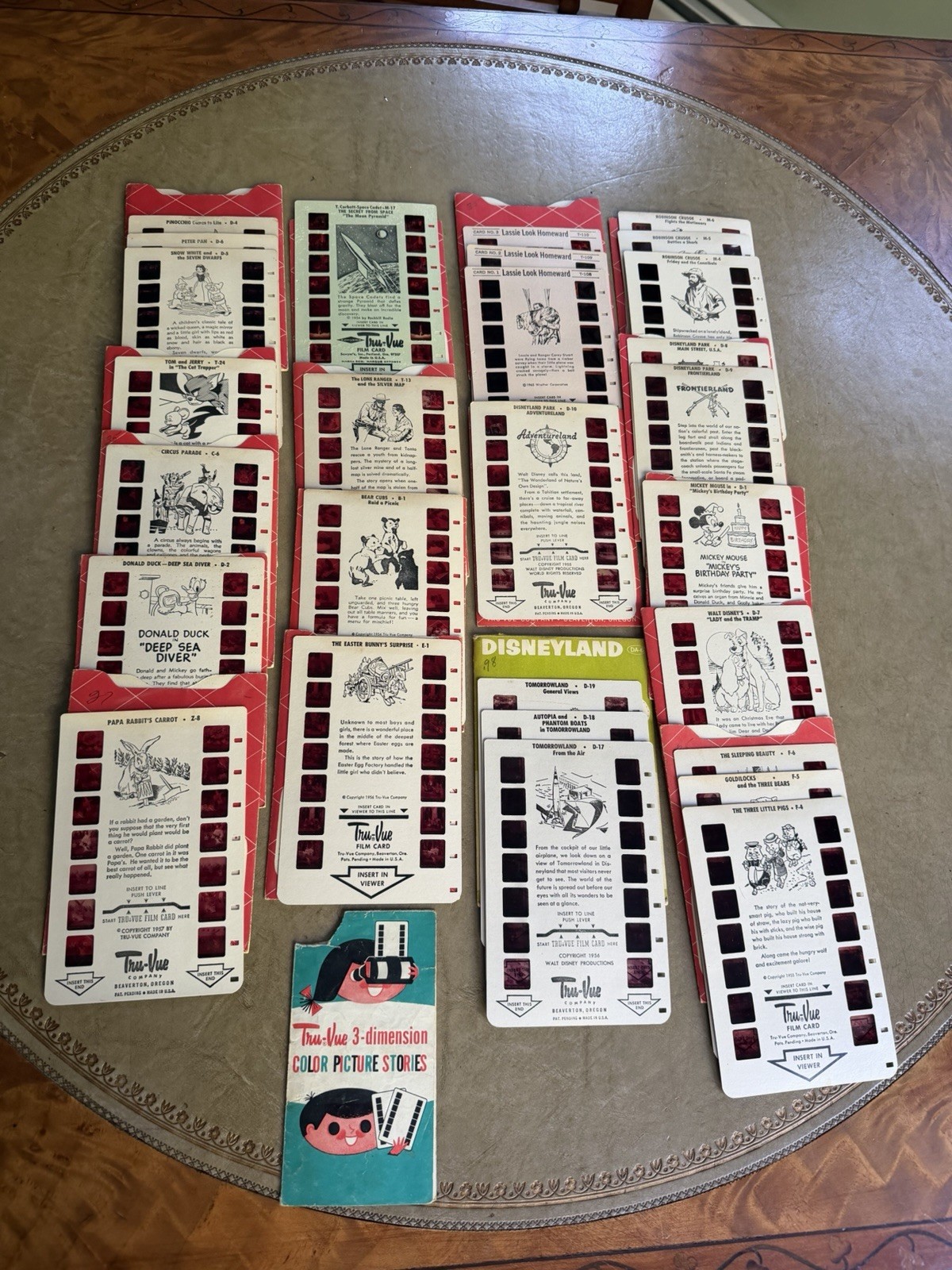 Lg lot 28 Tru-Vue Picture Story 3 dimension + pamphlet