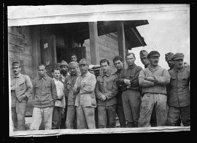 Photo:Austrian Hungarian POWs 1919 American Red Cross Prisoners of War