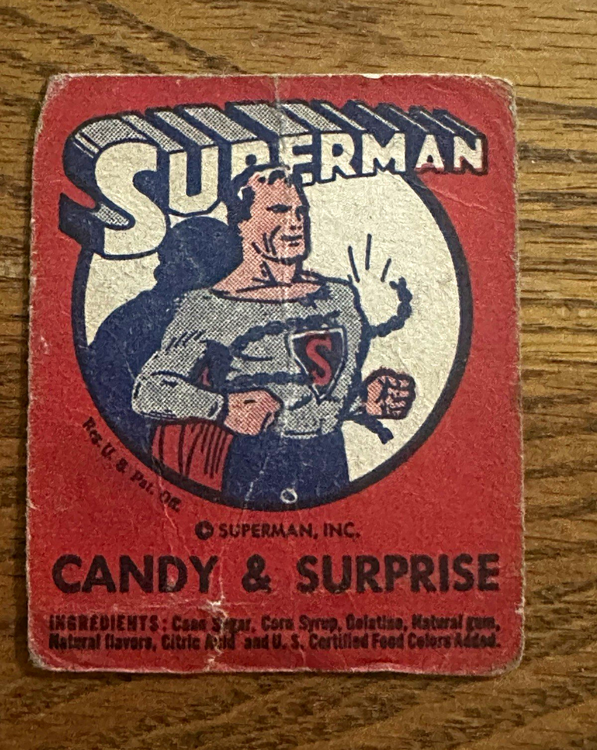 1940 Leader Superman Premium Coupon True Superman Rookie Ungraded