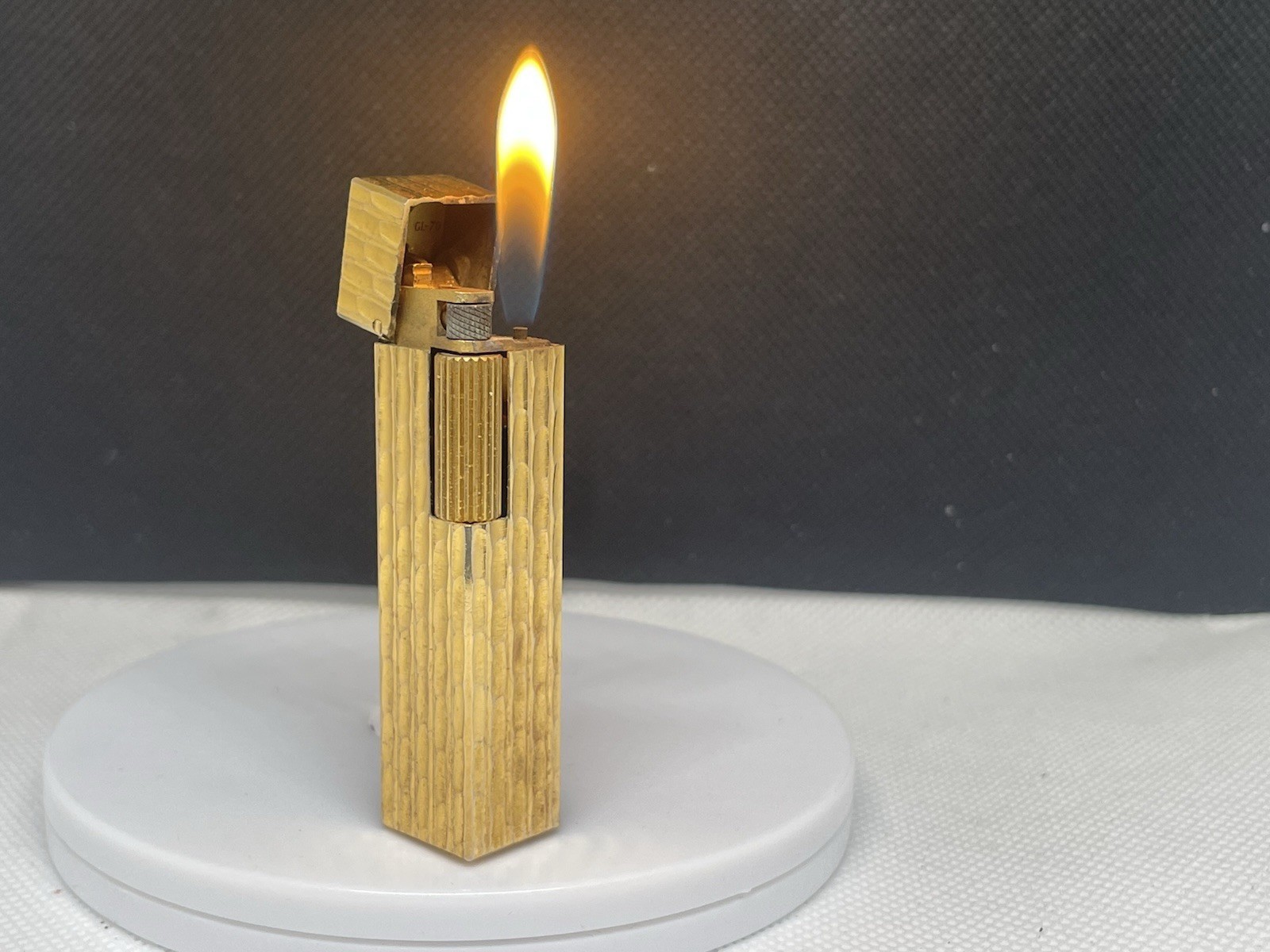 Vintage Working Maruman Joty Roller Lighter 22k Plated Serviced Japan Awesome
