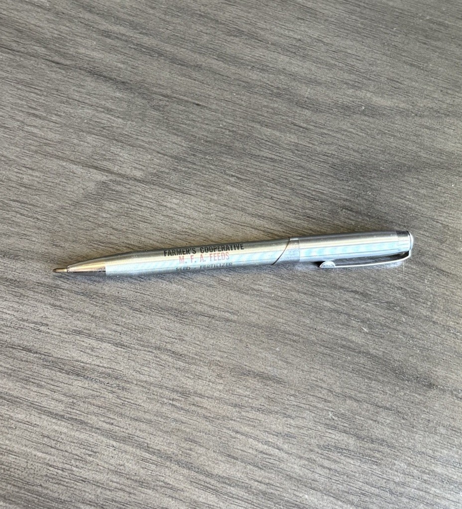 Harrison M. F. A. Feeds Farmers Cooperative Advertising Pen Arkansas MFA Coop