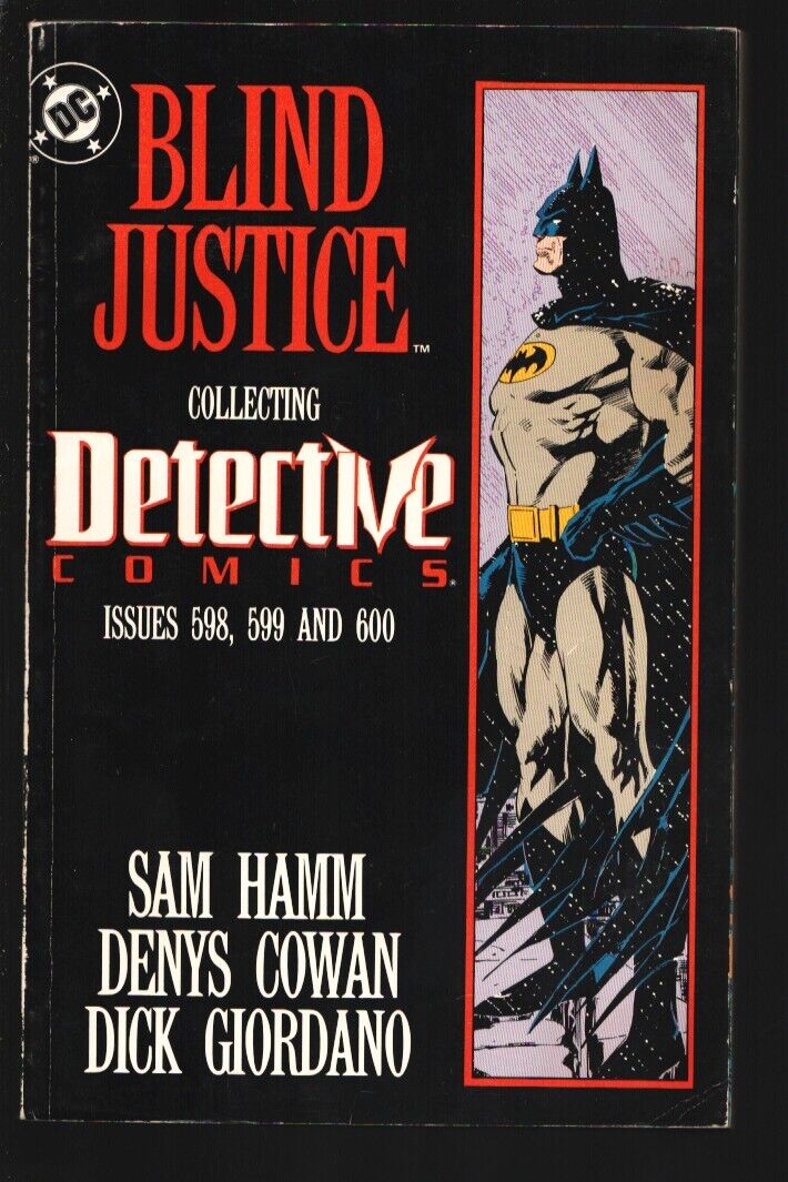 Blind Justice-no # 1989-Collecting Detective comics #598-600-Batman-Trade pap...