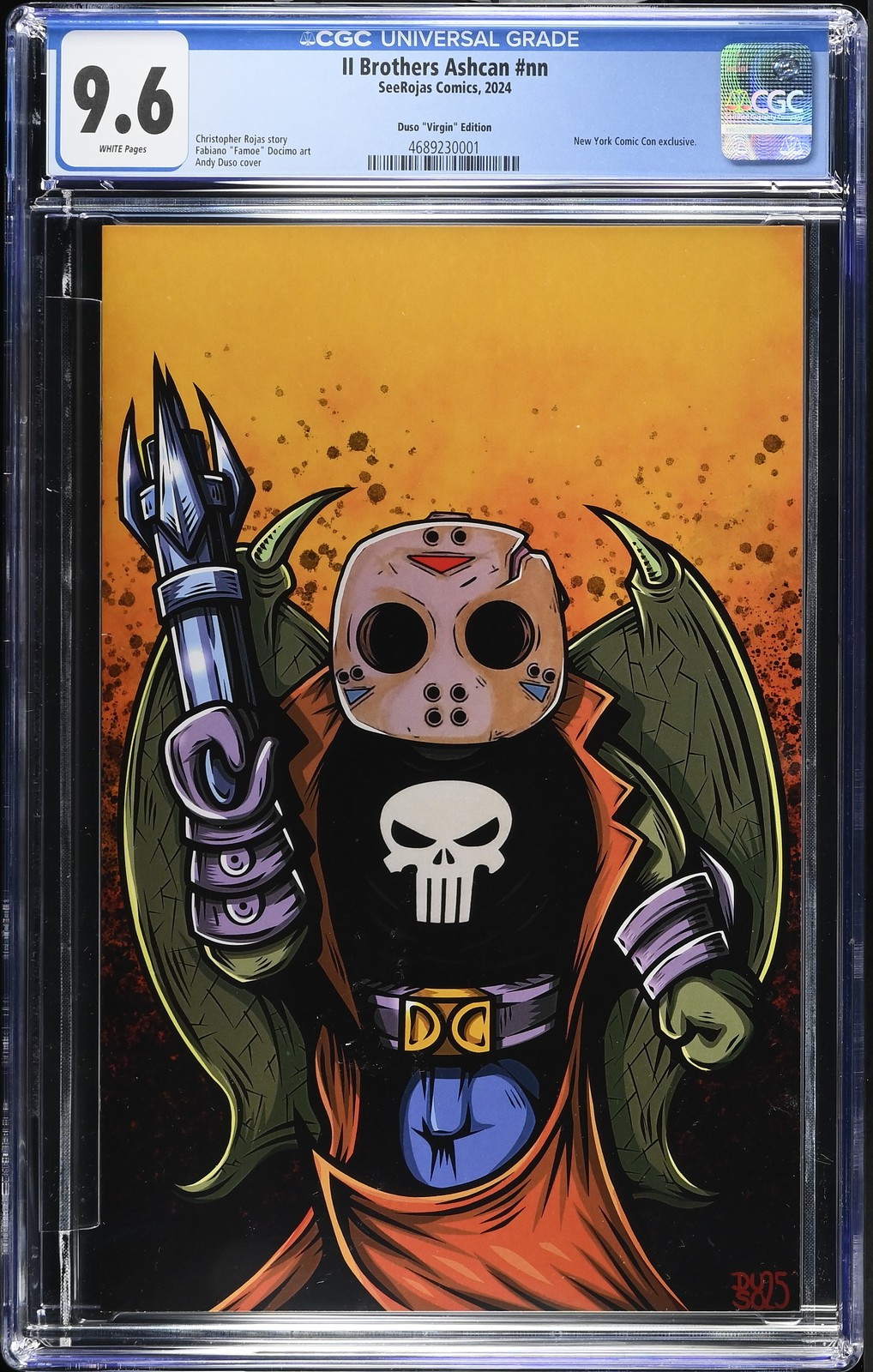 🔥 II Brothers Ashcan Duso Virgin CGC 9.6 NYCC Exclusive