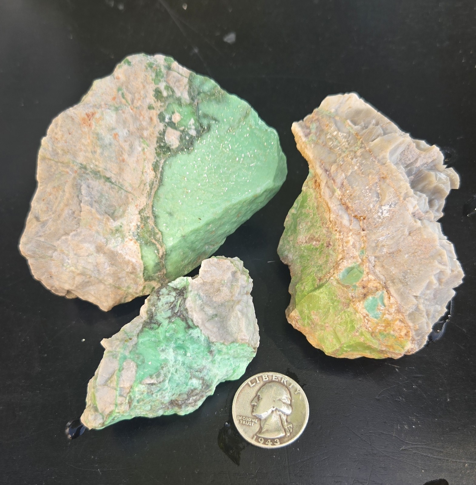 Lucin Variscite Rough for cabbing - Natural Utah Variscite- 475 grams