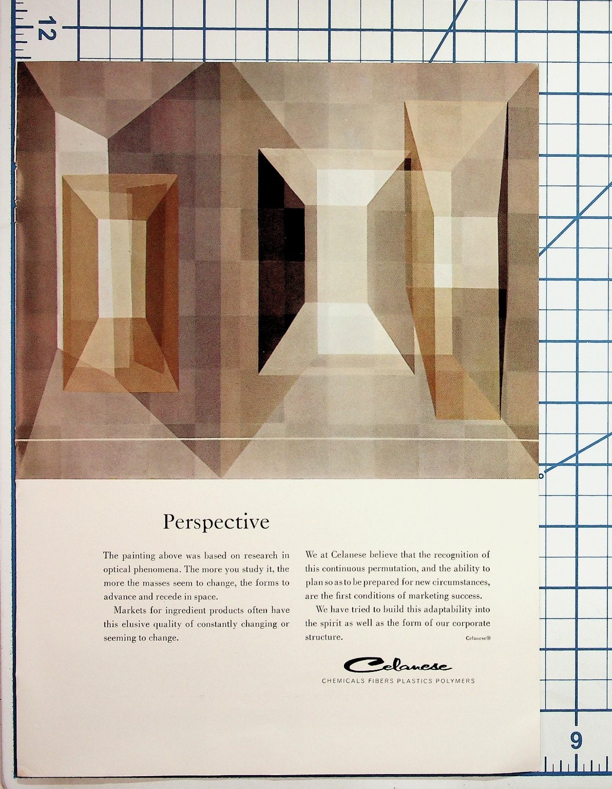1960s Celanese Abstract Art 