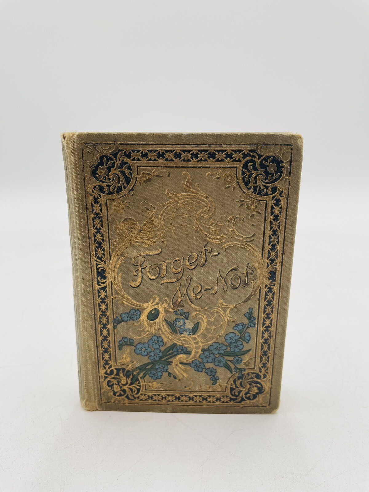 ANTIQUE Christian Forget Me Not Book Diary A Record of Friendship Theo Graebner