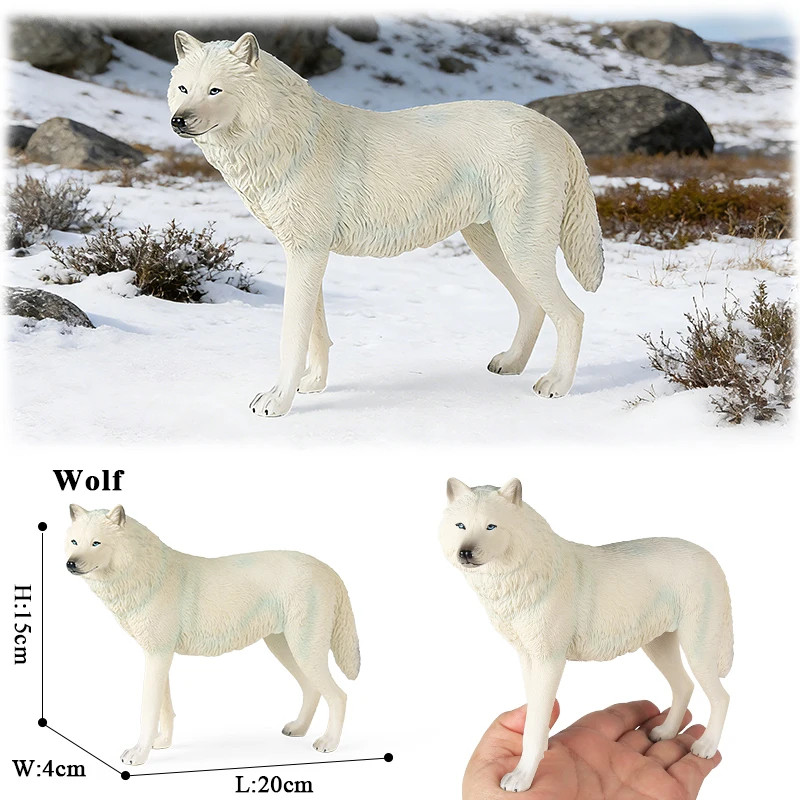 Big Size Wild Wolf Animal Action Figure Solid PVC Model Home Decor Toy New 2026