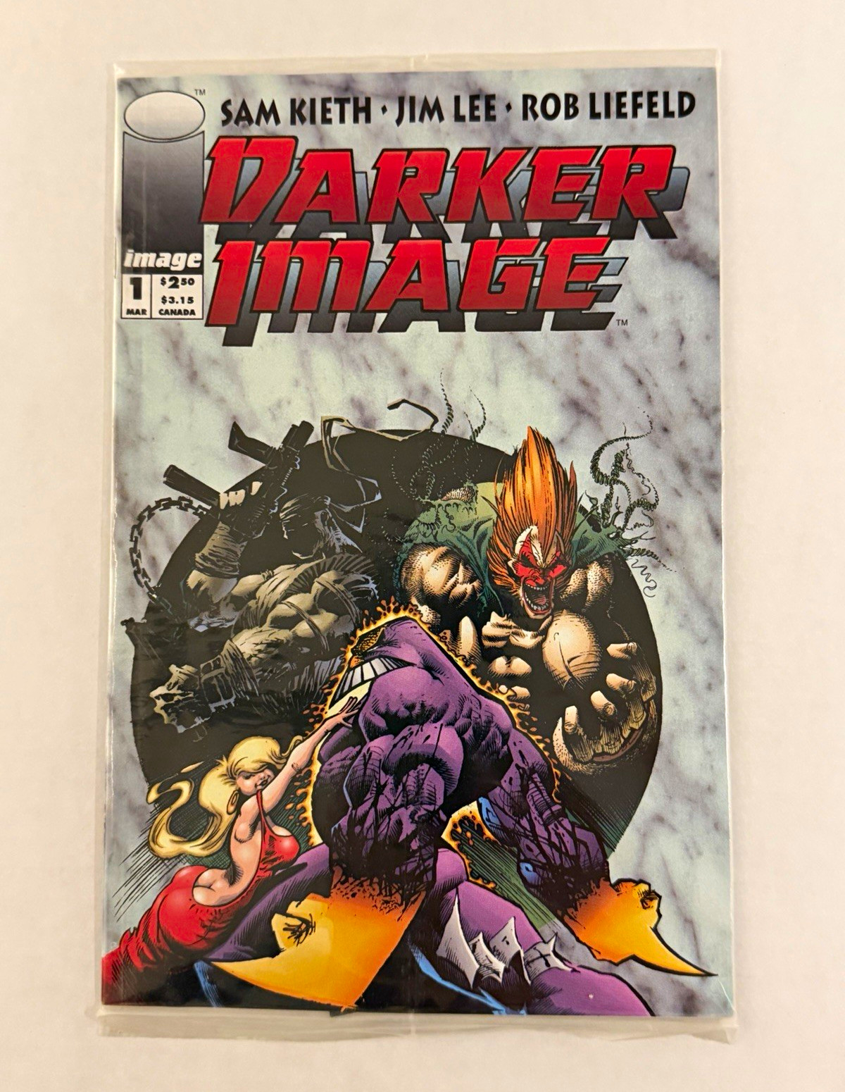 Darker Image #1 (1993) First Maxx Deathblow Bloodwulf Sam Kieth Jim Lee VF/NM