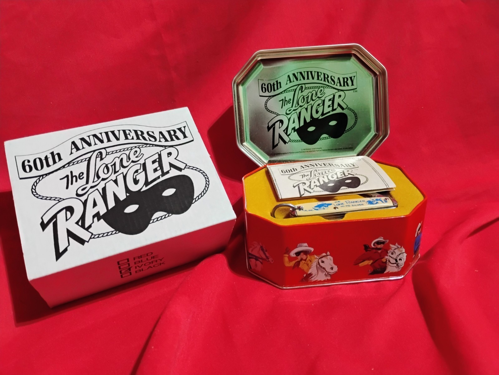 Lone Ranger 60th Anniversary 1933–1993 Knife Set Tin w/ Knife