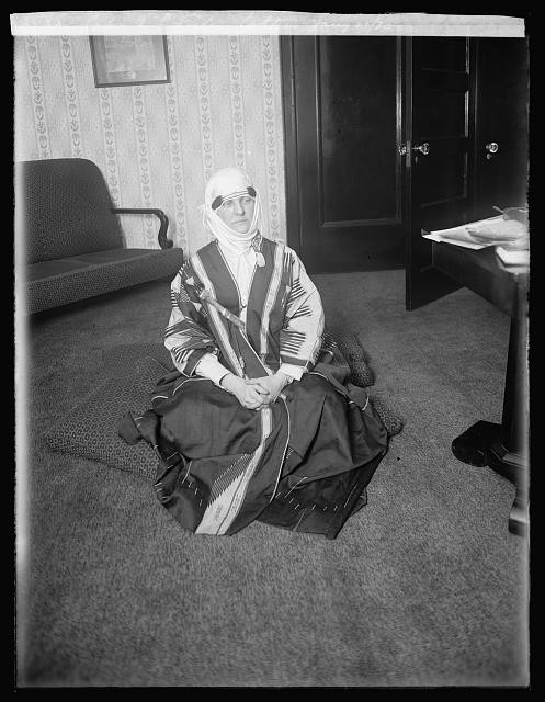 Photo:Capt. A.L. Fisher in Native American Dress 1920 Portrait
