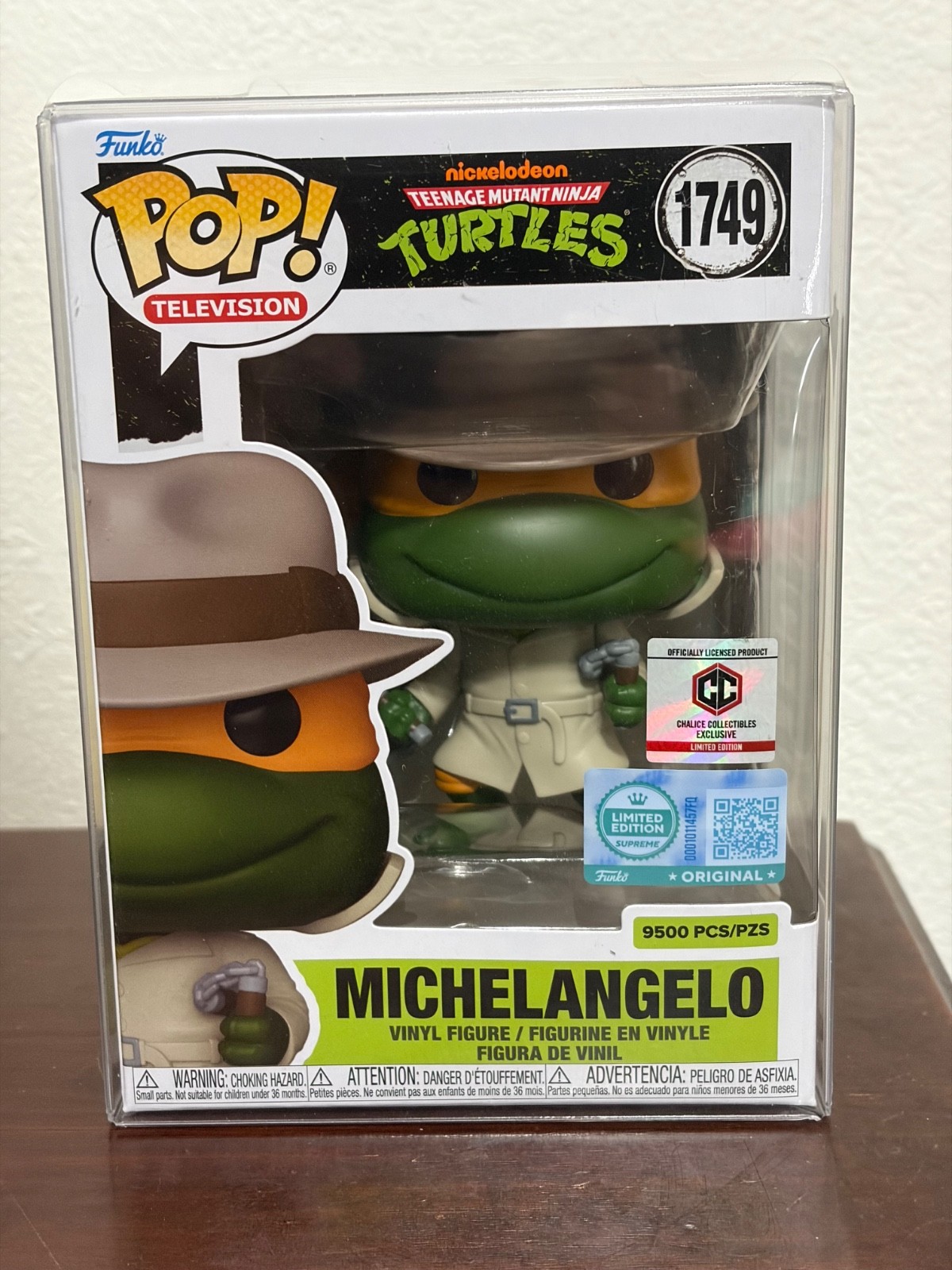 Teenage Mutant Ninja Turtles Michelangelo Funko Pop LE 9500 Chalice Collectibles