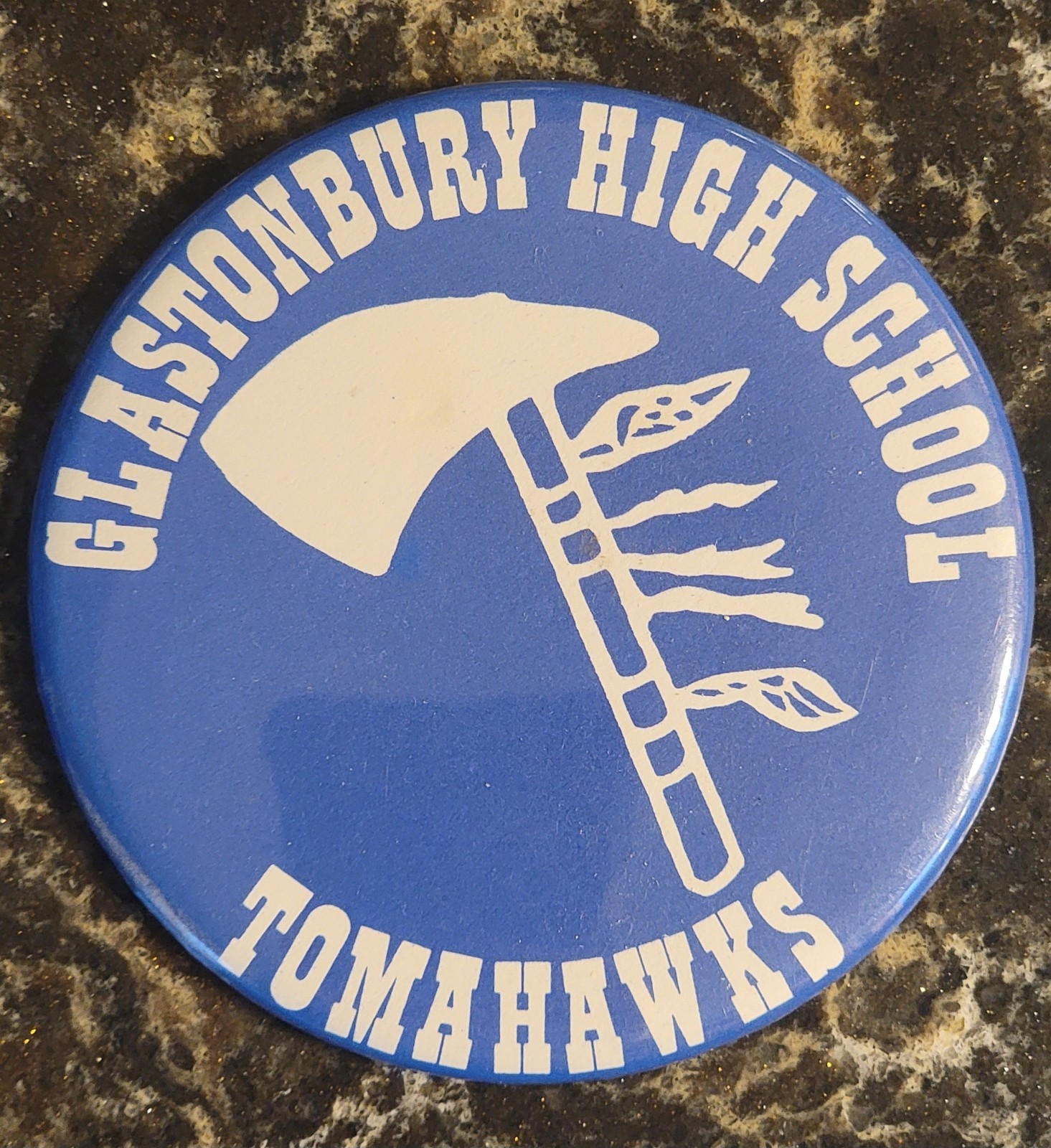 Vintage Glastonbury High School Tomahawks 3.5
