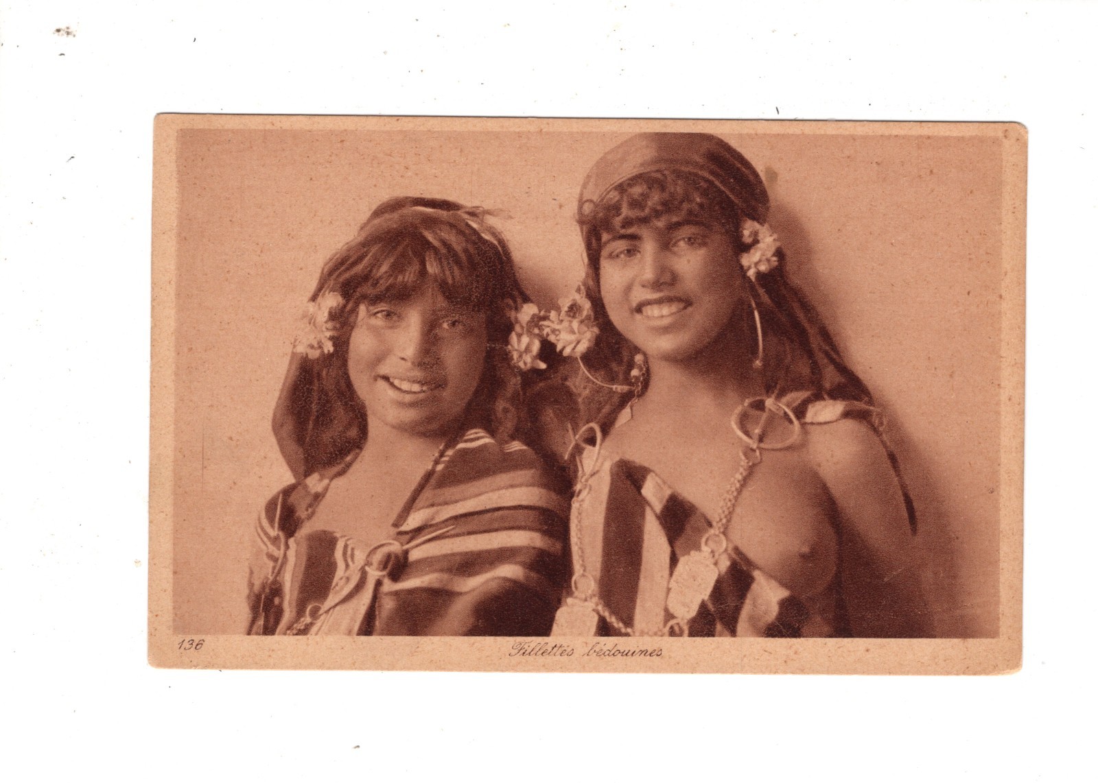 2 Young Bedouin Girls @  1910-15