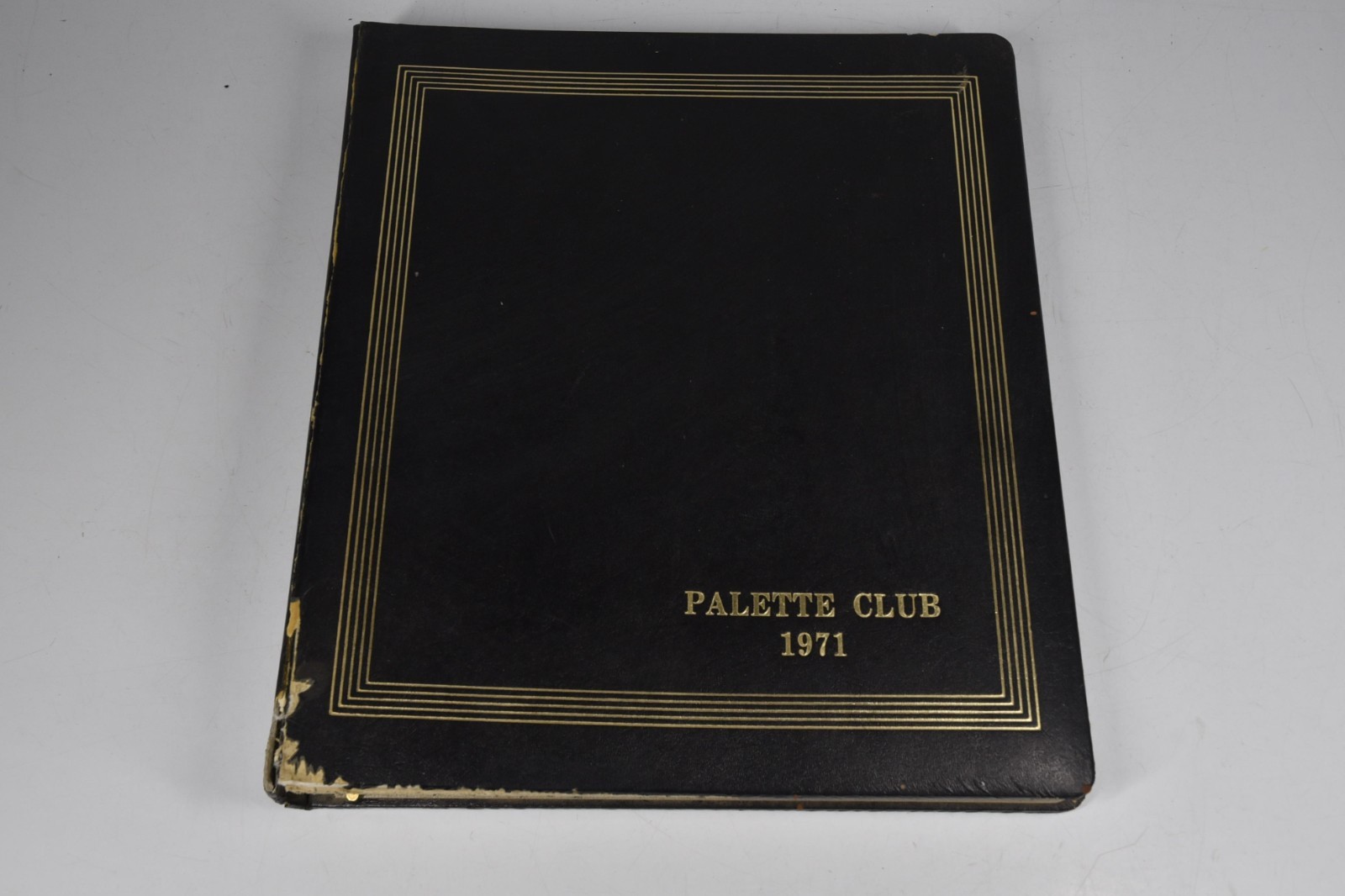 Vintage Scrapbook The Palette Club Palm Springs Art Exhibits 1971 Photograph MCM