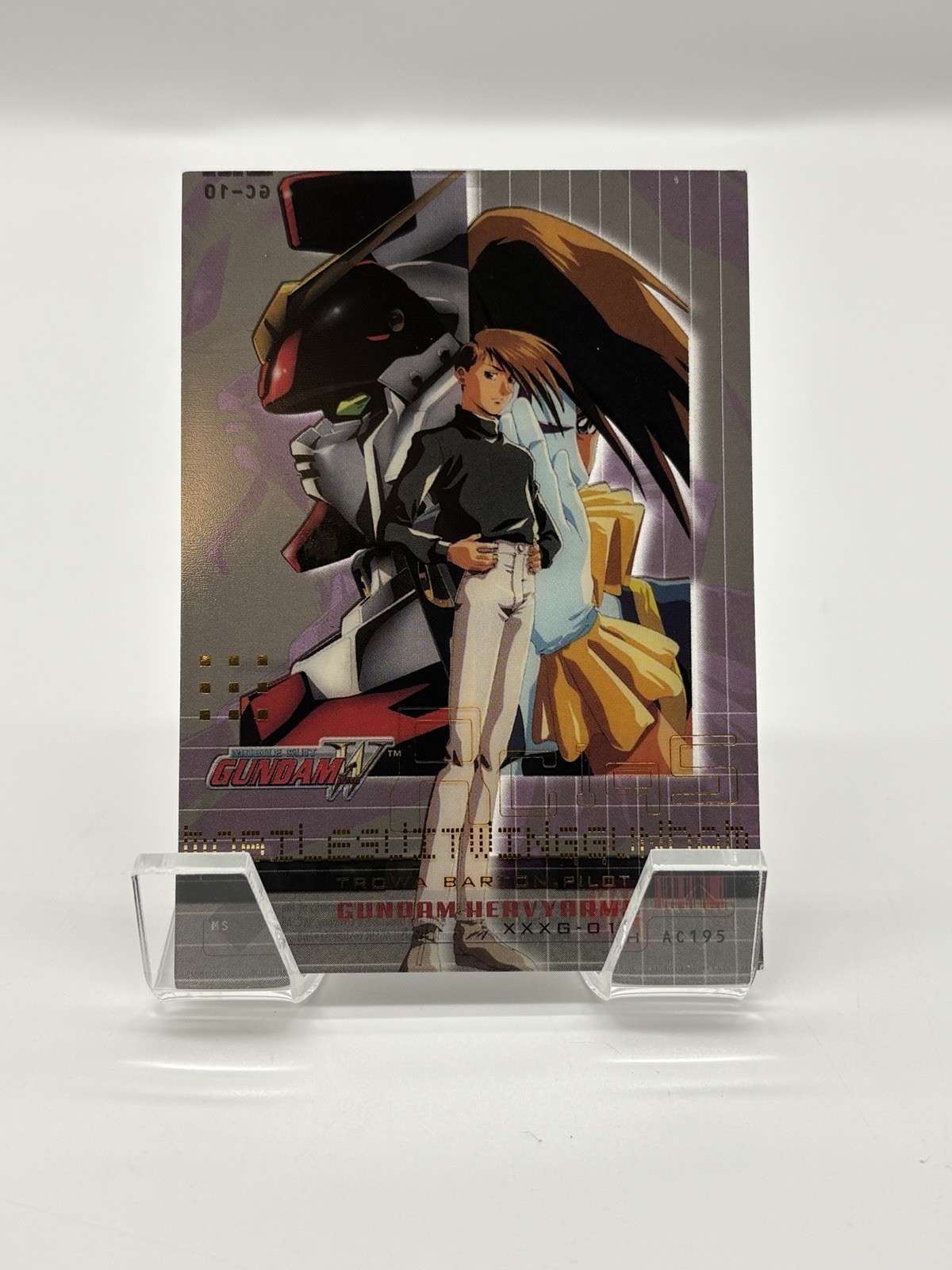 2000 Upper Deck Mobile Suit Gundam Wing Series 1 Clear Heavyarms #GC-10 NM+