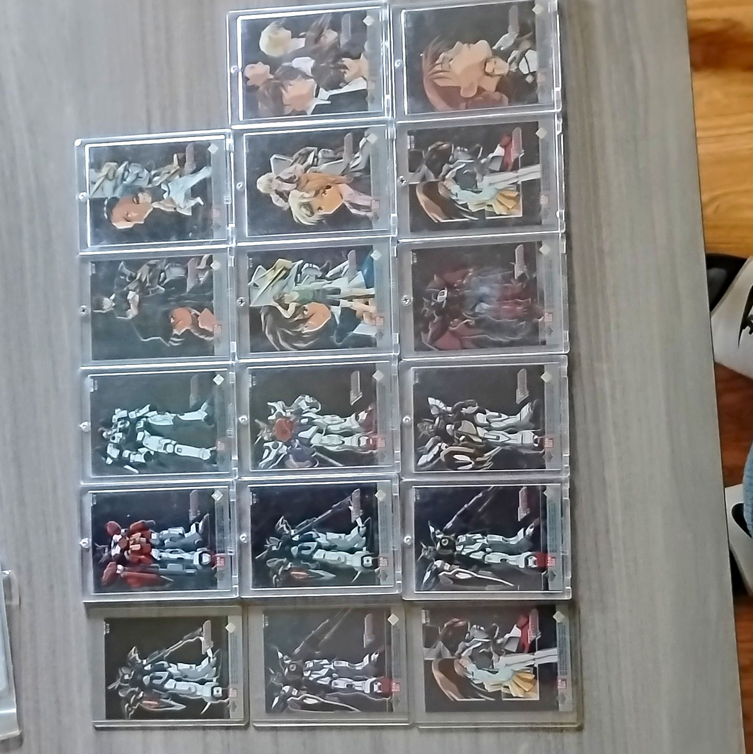 GC-1 through GC-15 Clear Card 2000 Upper Deck Mobile Suit Gundam Wing Series 1 