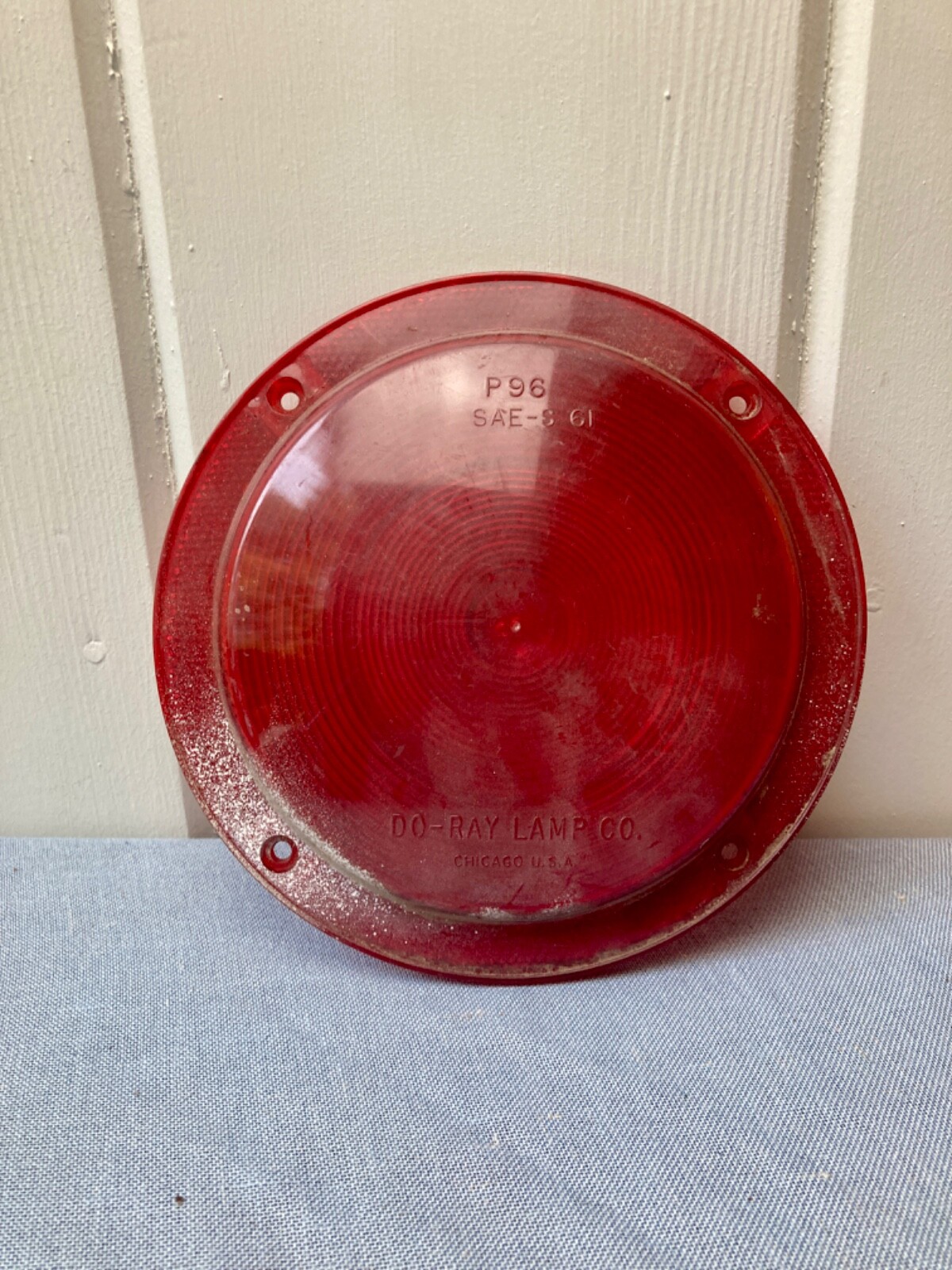 Vintage Do-Ray Lamp Co. Chicago USA P96 SAD-S 61 Red Light