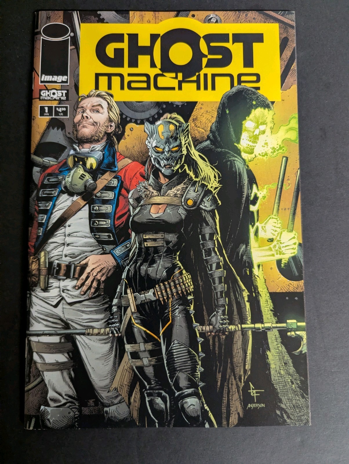 GHOST MACHINE #1 (IMAGE 2025) Gary Frank Cover A 1st Print
