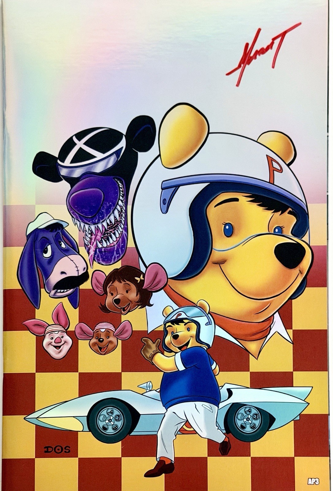 Do You Pooh: Speed Racer - #'d AP3 Signed Virgin Foil Artist's Proof Copy w/COA