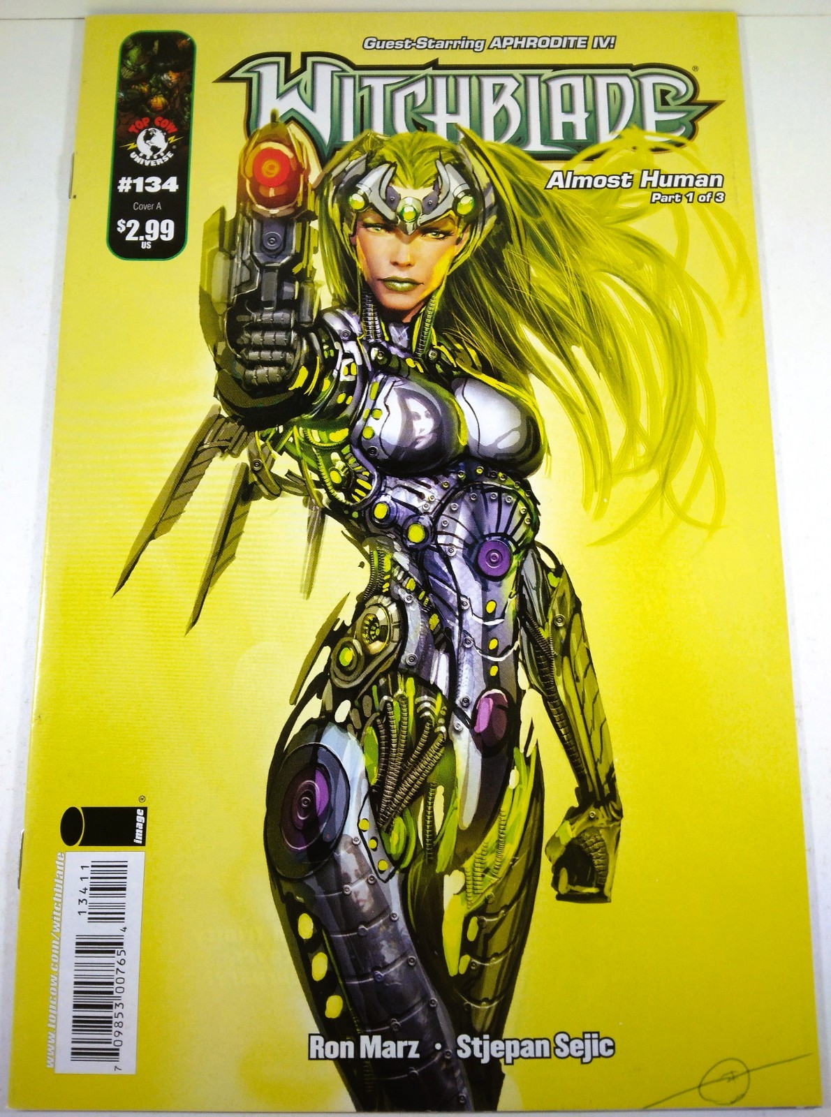 🔴🔥 WITCHBLADE #134 APHRODITE IV IMAGE COMICS FIRST PRINT 2010 TOP COW DARKNESS